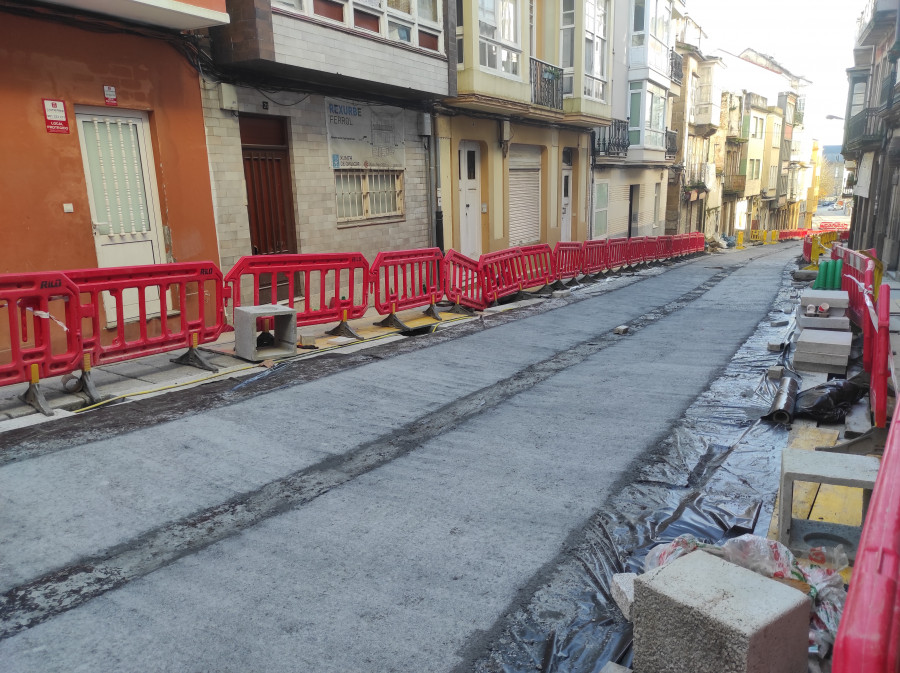 Las obras de San Francisco, en Ferrol, se llevan un aprobado antes de las vacaciones