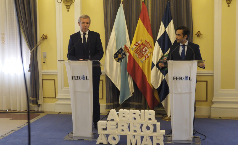 Xunta y Concello sellan el acuerdo para Abrir Ferrol al Mar, con el horizonte puesto en el año 2027