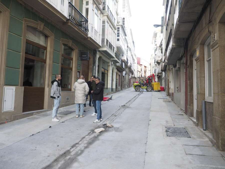 La calle San Francisco de Ferrol cumple “in extremis” los plazos para garantizar los fondos de la UE