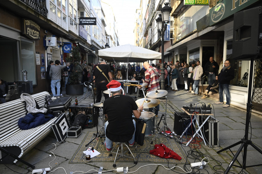 Conciertos en la calle en media docena de locales de Ferrol para despedir el año