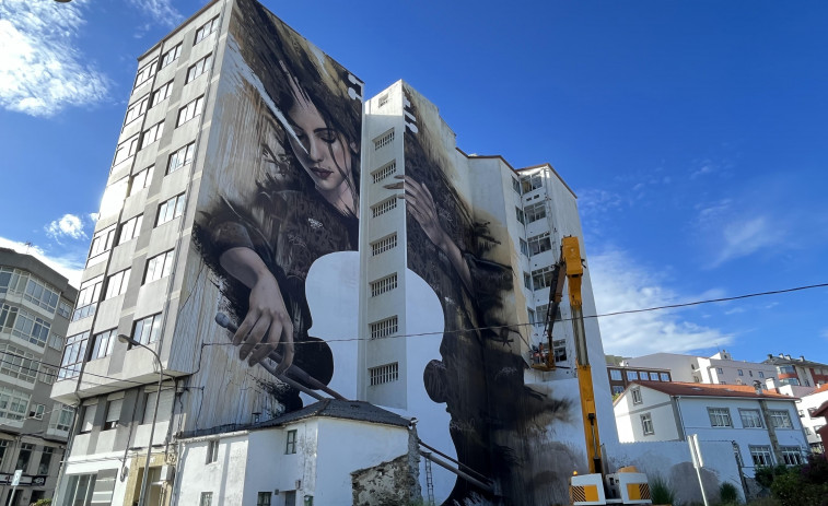 Un mural de Fene compite por ser el mejor del mundo