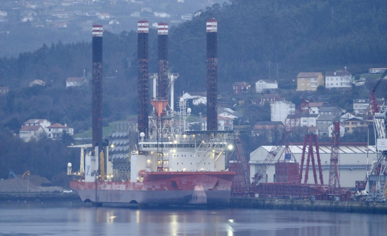 El área de Reparaciones de Navantia Fene recibe al buque offshore “Brave Tern”