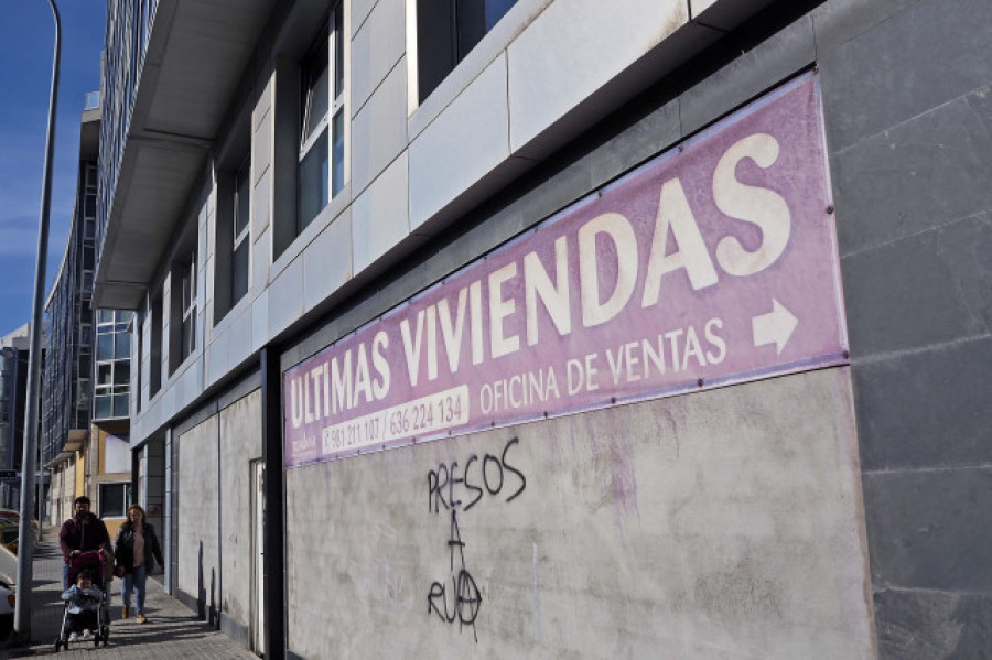 La compra de vivienda sigue cayendo en picado en Galicia