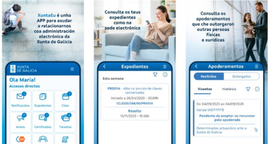 Así es XuntaEU, la aplicación móvil que centraliza la administración digital en Galicia
