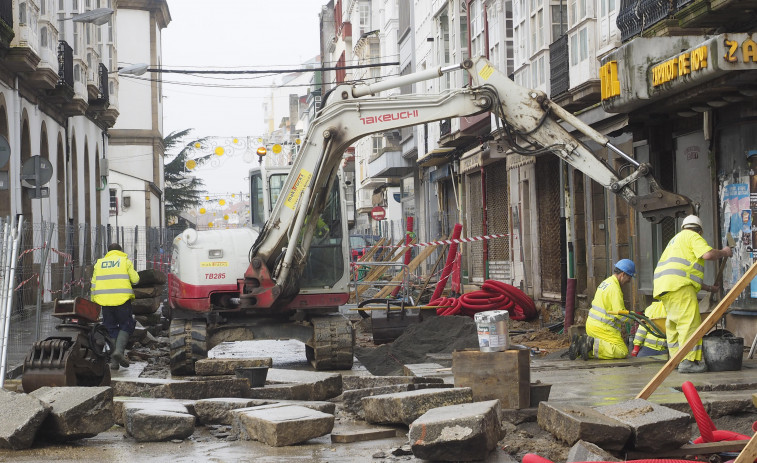 La calle de la Iglesia en el tramo del Jofre vuelve a estar cortada