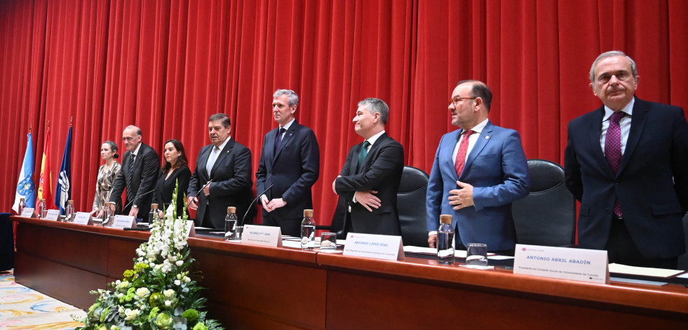 Toma de posesión de Ricardo Cao, nuevo rector de la UDC