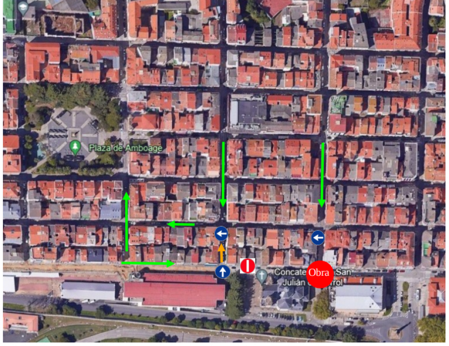 Nuevo corte de tráfico rodado por las obras de la calle de la Iglesia de Ferrol