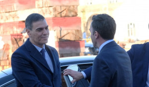 Pedro Sánchez, en su visita a Navantia