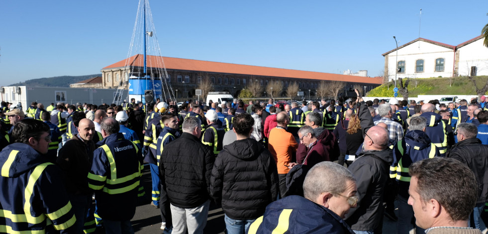 Pedro Sánchez, en su visita a Navantia