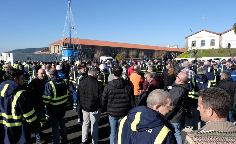 Pedro Sánchez, en su visita a Navantia