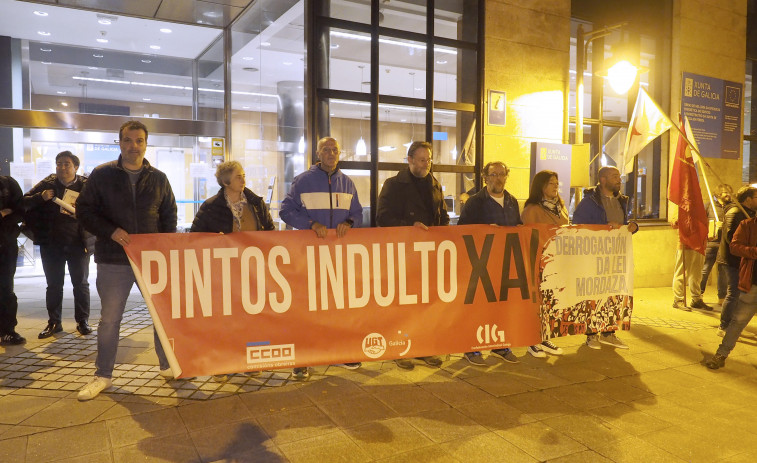La CIG vuelve a reclamar en Ferrol el indulto para Pintos y la derogación de la Ley Mordaza