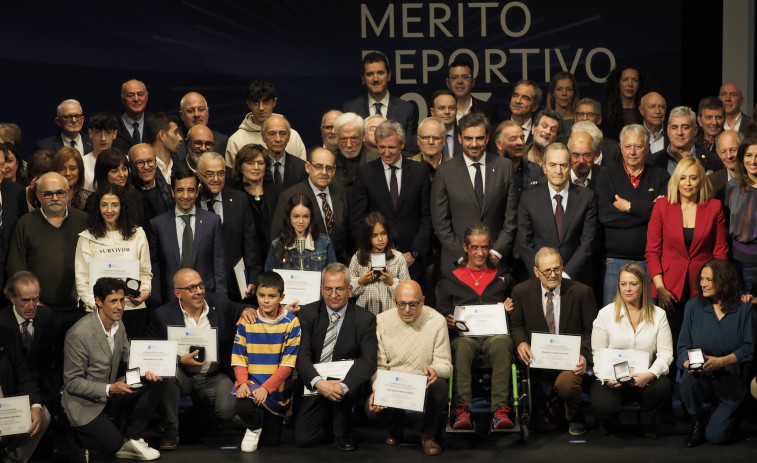 Gala al mérito deportivo Xunta de Galicia