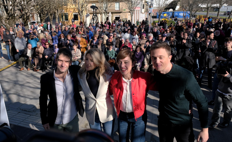 Yolanda Díaz regresa a Ferrol, la ciudad de Miramontes, 