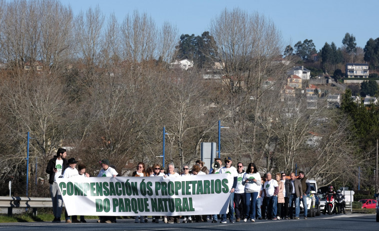 Los propietarios de las Fragas paralizan nuevamente el tráfico rodado eumés