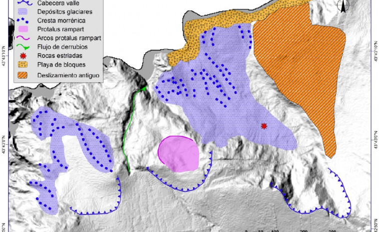 Un estudio reciente revela el origen glaciar de la Serra da Capelada