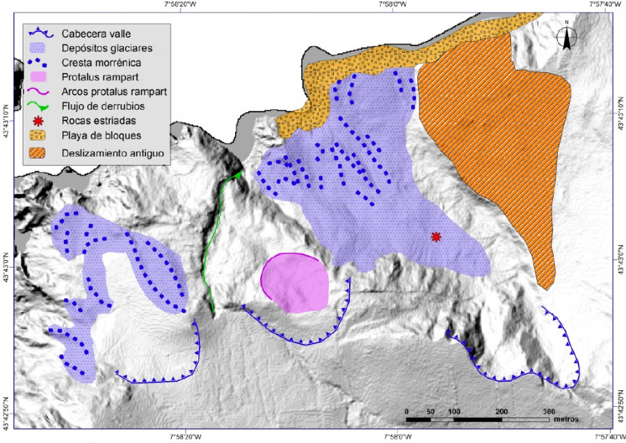 Un estudio reciente revela el origen glaciar de la Serra da Capelada
