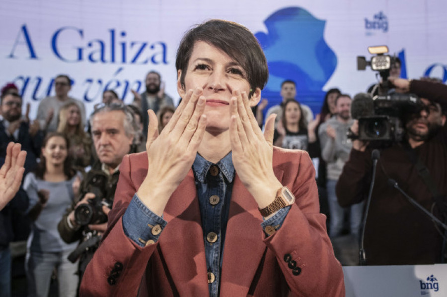 Pontón apela al voto "inconformista" y sitúa al BNG como "única alternativa para hacer posible el cambio"