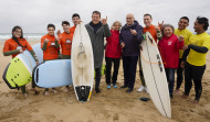 Gómez Besteiro compromete en Valdoviño un Centro de Alto Rendimiento de surf