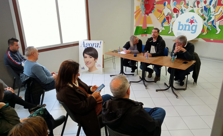 El BNG defiende en Fene  la entrada de la Xunta en el consejo de administración de Navantia