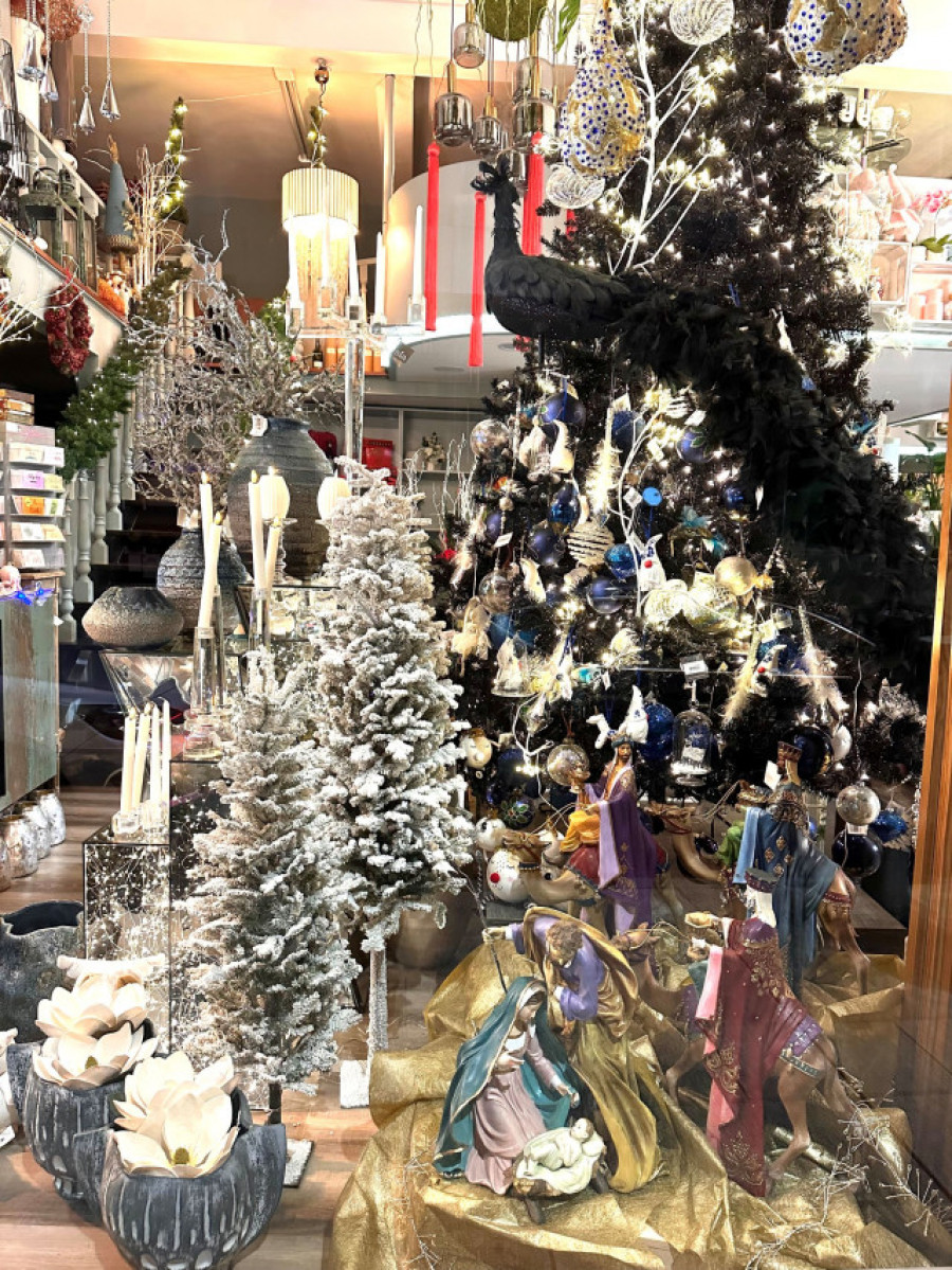 El escaparate más bonito de la Navidad compostelana