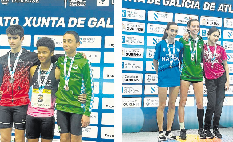 Títulos gallegos para Castiñeira y Veiguela en Ourense