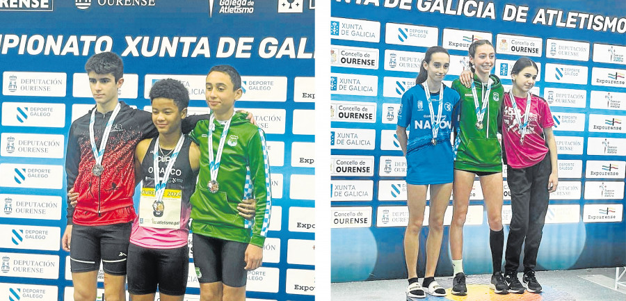 Títulos gallegos para Castiñeira y Veiguela en Ourense