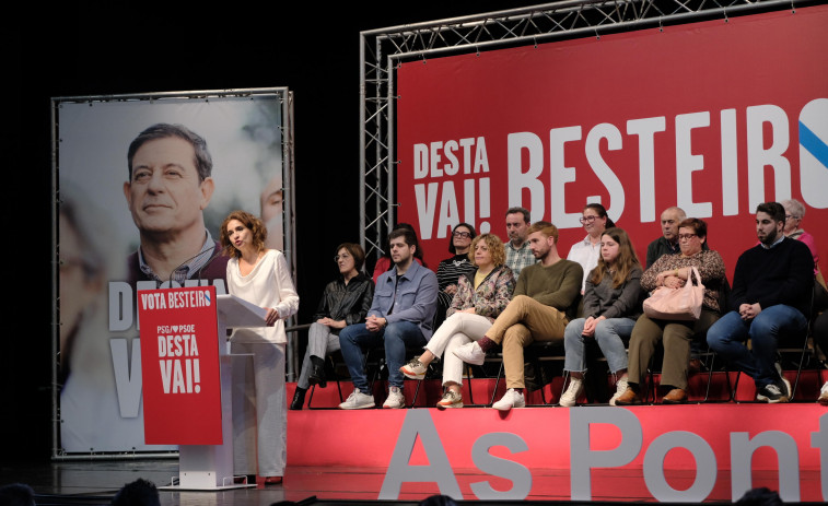 María Jesús Montero animó en As Pontes a “votar ilusión, progresismo y ambición”