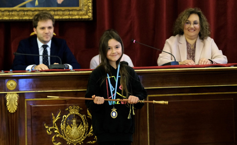 La alumna Dayra Caruncho, nueva regidora infantil del Concello de Ferrol