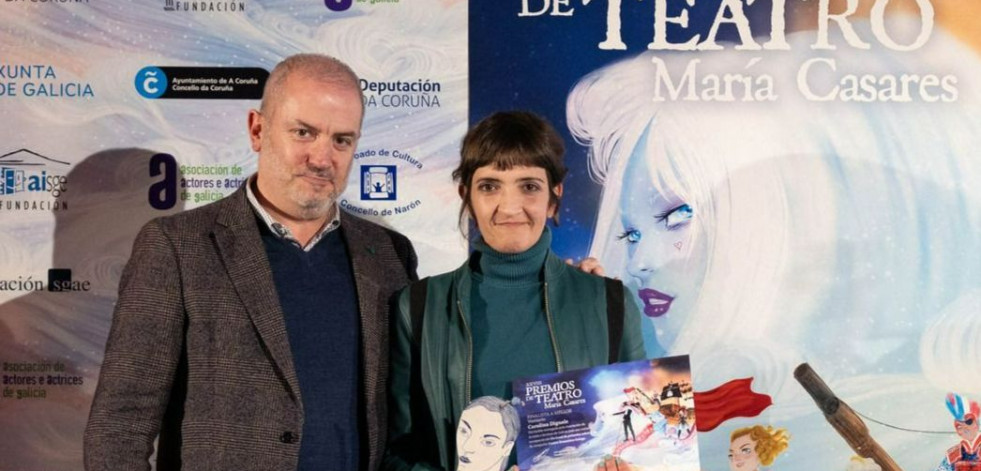 Carolina Díguele, finalista pontesa a los María Casares: 