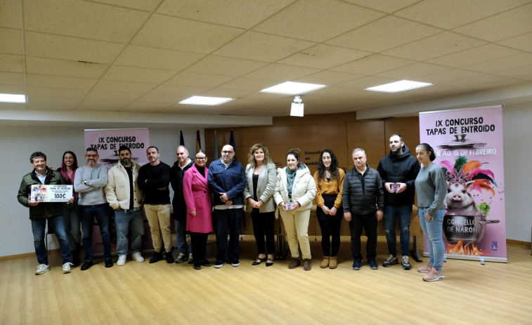 Fame Kanalla recoge el premio del Concurso de tapas de Entroido de Narón