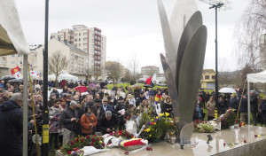 Inaguración do Monumento ás vítimas do franquismo en Ferrolterra, Eume e Ortegal