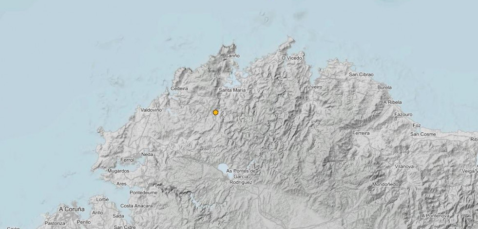 Dos terremotos se dejaron notar en Cerdido y Cariño este fin de semana