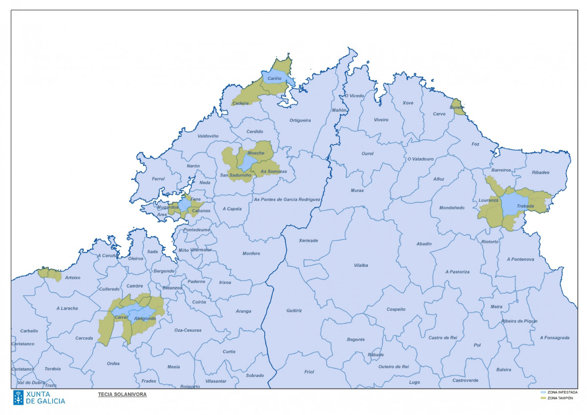 MAPA PLAGA PATATA