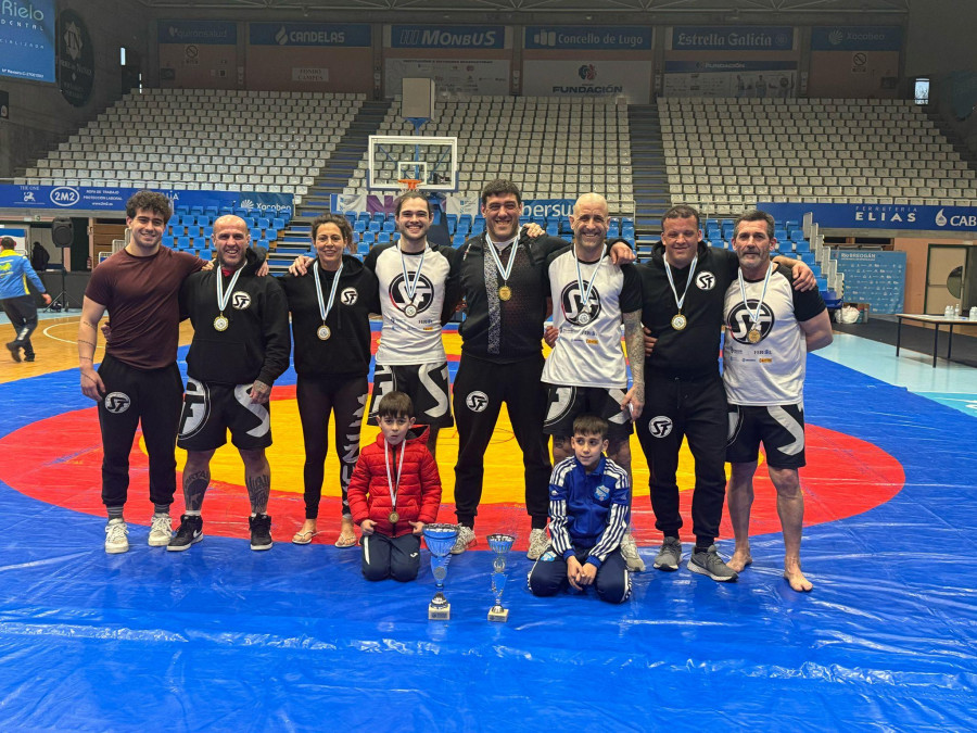 Ferrol logra 20 medallas en el Campeonato de España de grappling