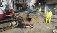 Cierran el acceso a Concepción Arenal por las obras de la calle de la Iglesia
