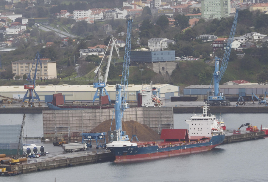 Bajadas en los tráficos salvo los sólidos en el primer balance portuario del año