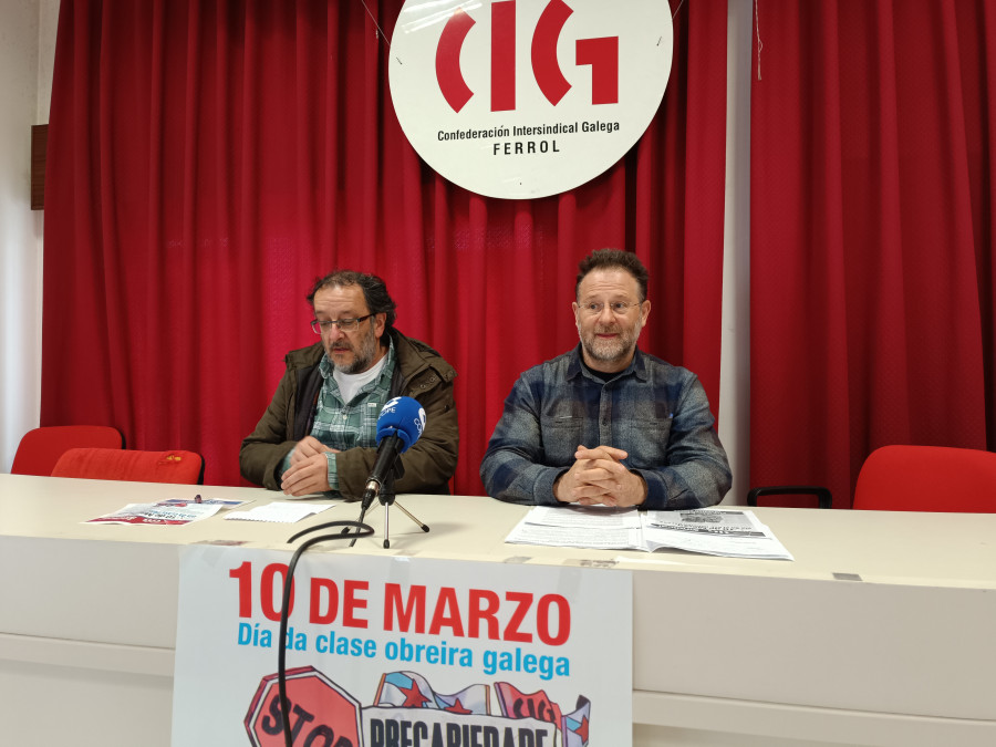 Un marco laboral propio, eje central del programa de la CIG para el Día da Clase Obreira Galega