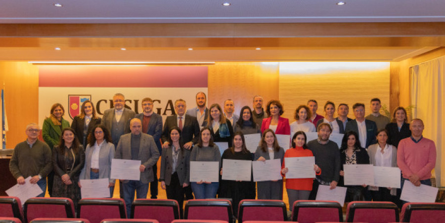 EF Business School y Cesuga entregan los diplomas a 40 alumnos del programa de Transformación Digital Pymes en A Coruña