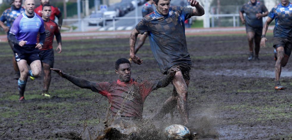 Victoria salvadora para un Rugby Ferrol que puede finalizar la liga en playoff por el título