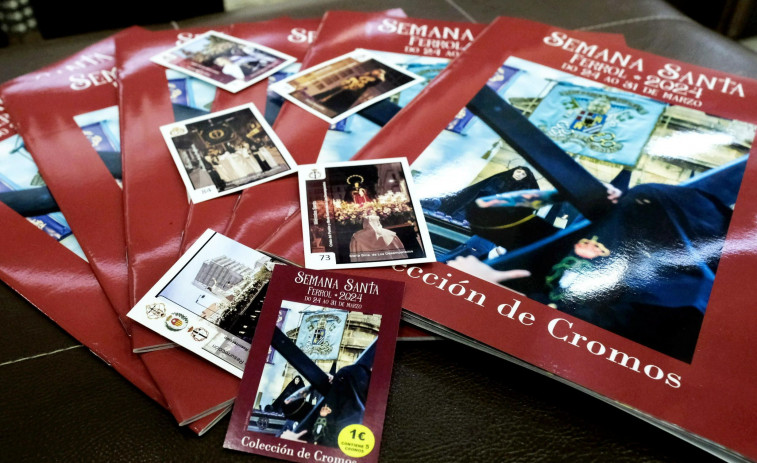 Llega el álbum de cromos de la Semana Santa de Ferrol: ¿cómo puede conseguirse?