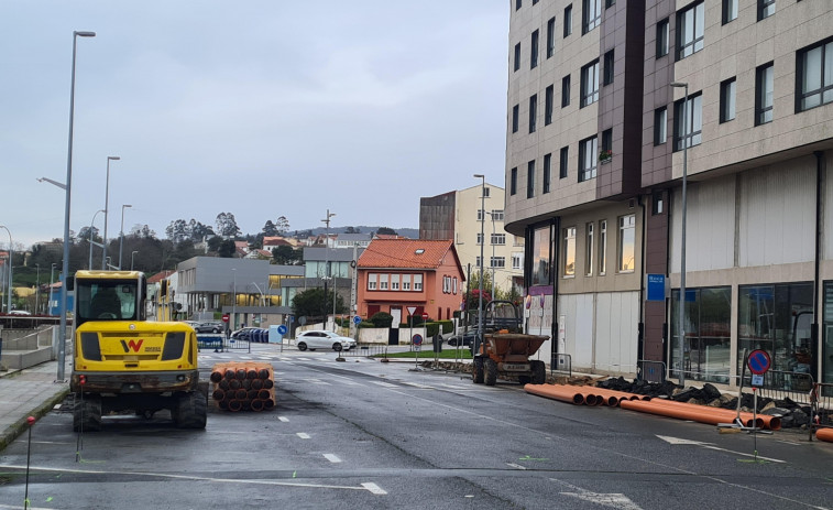 Narón impulsa la seguridad viaria con actuaciones en calles de la zona urbana