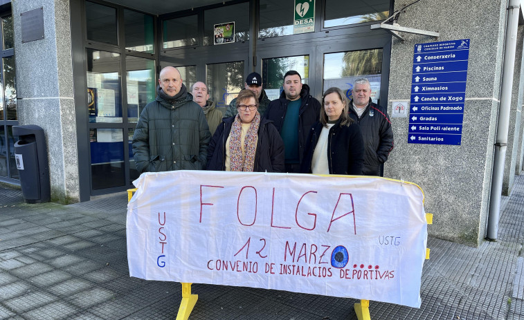 La reunión de los trabajadores de la piscina de A Gándara, en Narón, y la firma Nortex se salda sin acuerdo