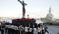 Ferrol Vello se vuelca en la celebración del 75 aniversario del Cristo de los Navegantes