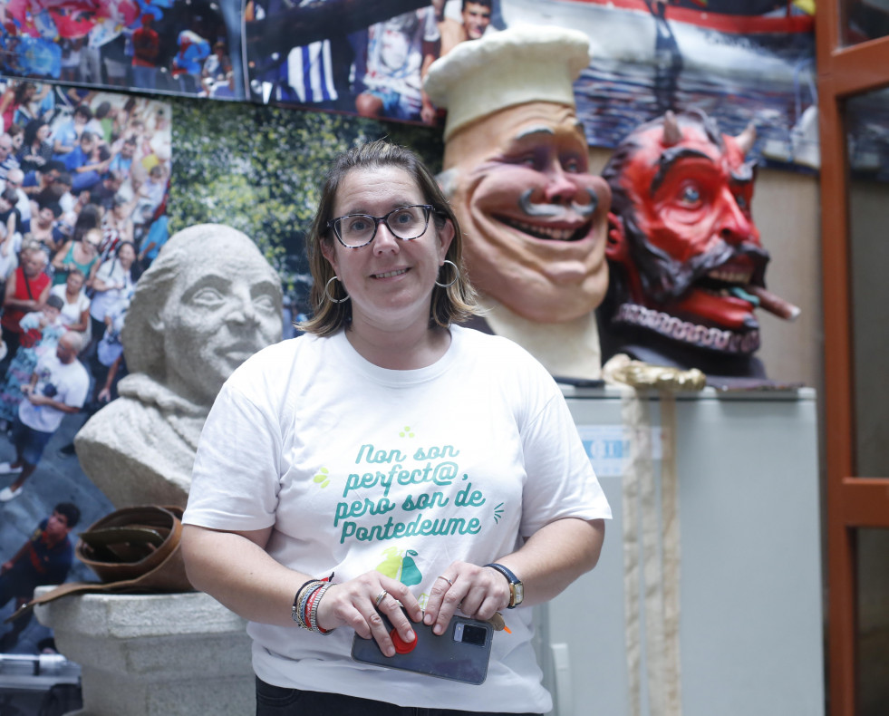 Alejandra Bellón concejala cultura Pontedeume Jorge Meis