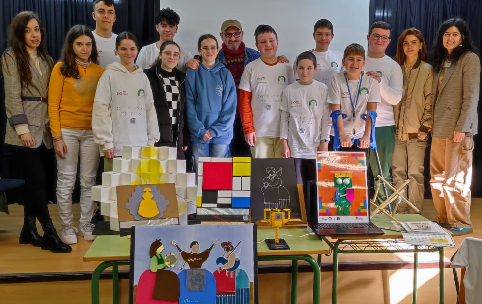 Las Meninas más inclusivas llegarán a Canido gracias a escolares de Fene