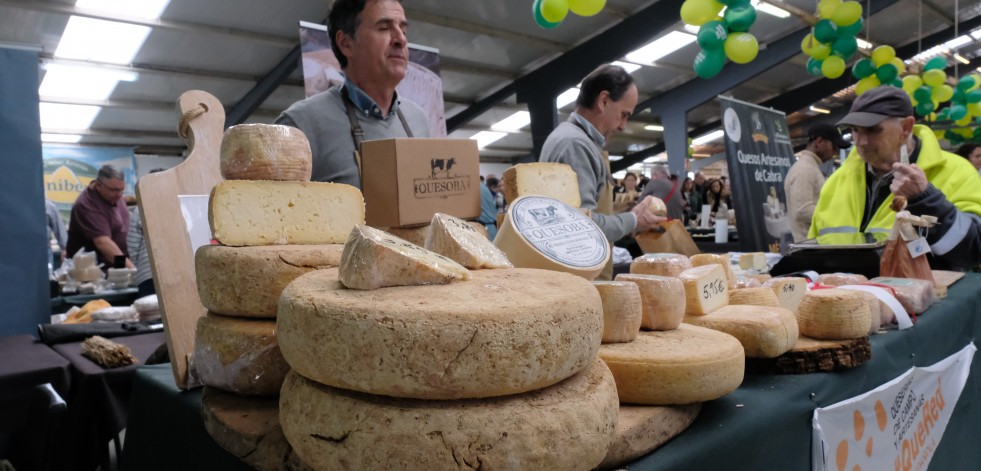 Los amantes del queso hicieron pequeño el recinto ferial de San Ramón, en Moeche