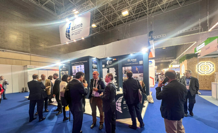 La eólica marina gallega deslumbra en la feria sectorial WindEurope de Bilbao