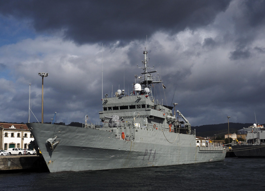 El “Atalaya” participa en la vigilancia de tres buques rusos en tránsito hacia el sur