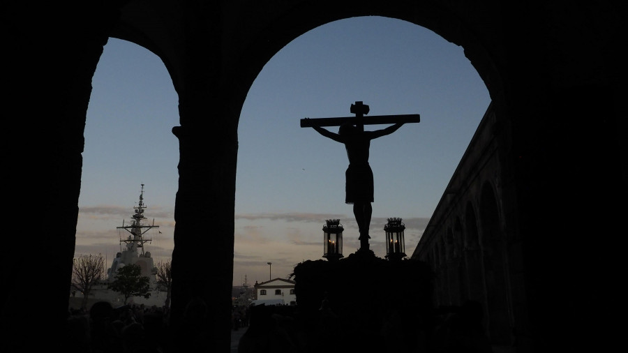 El Cristo que no quiso marcharse de Ferrol