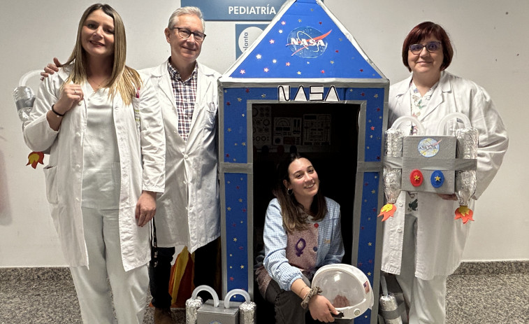 El aula hospitalaria atiende a una media de ocho niños ingresados